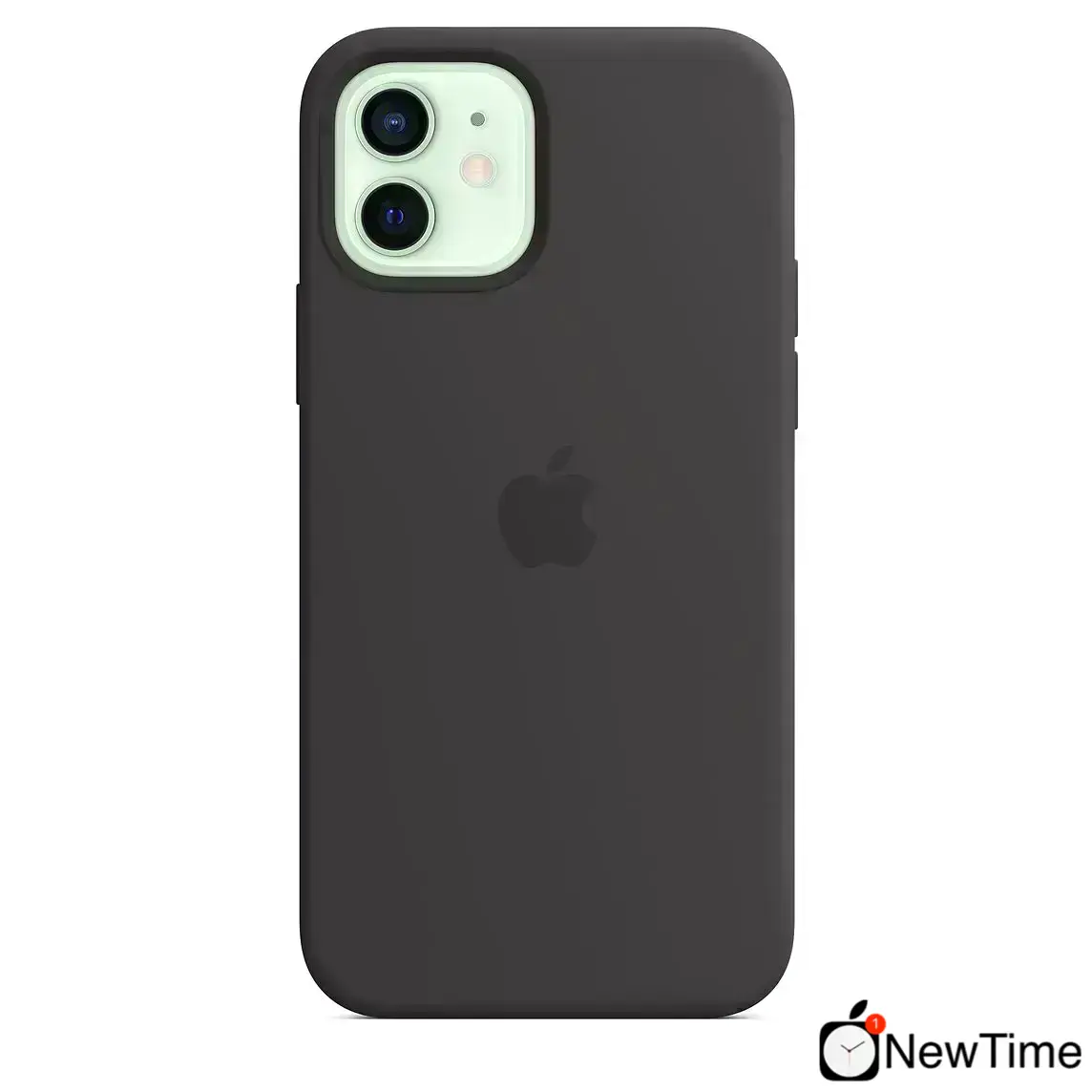 Чехол Apple iPhone 12 | 12 Pro Silicone Case with MagSafe Lux Copy - Black (MHL73)